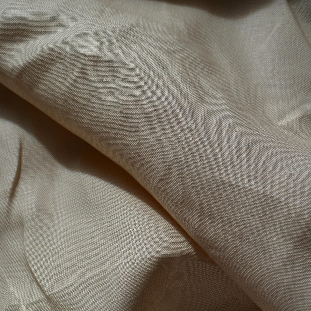 100% Linen Fabric Beige 58" Wide Dressmaking Tailoring | By the Yard