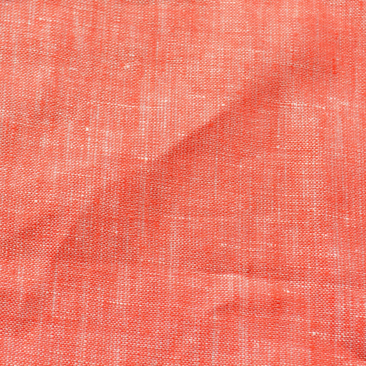 100% Linen Fabric Coral pink and white 56" Wide Dressmaking Tailoring | By the Yard