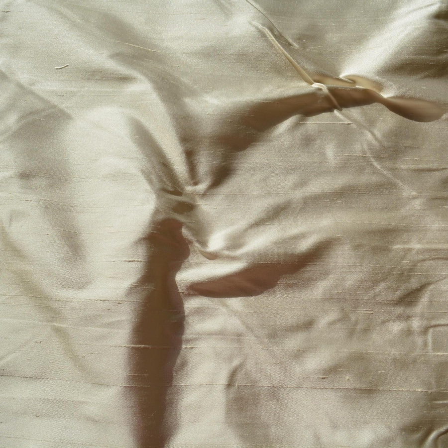 Silk Dupioni Fabric Ivory 58" Wide Luxury Fabric | By the Yard