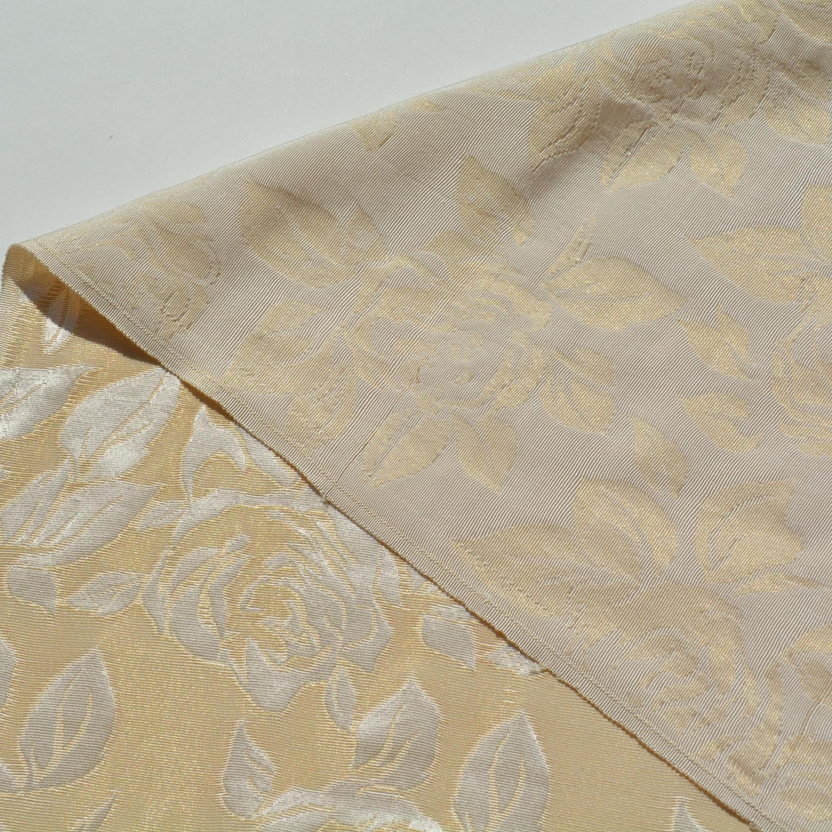 Silk Poly Brocade Fabric | Silk Floral Pattern | Upholstery Fabric & Home Decor Textile | Curtain, Drapery, Pillow | By 