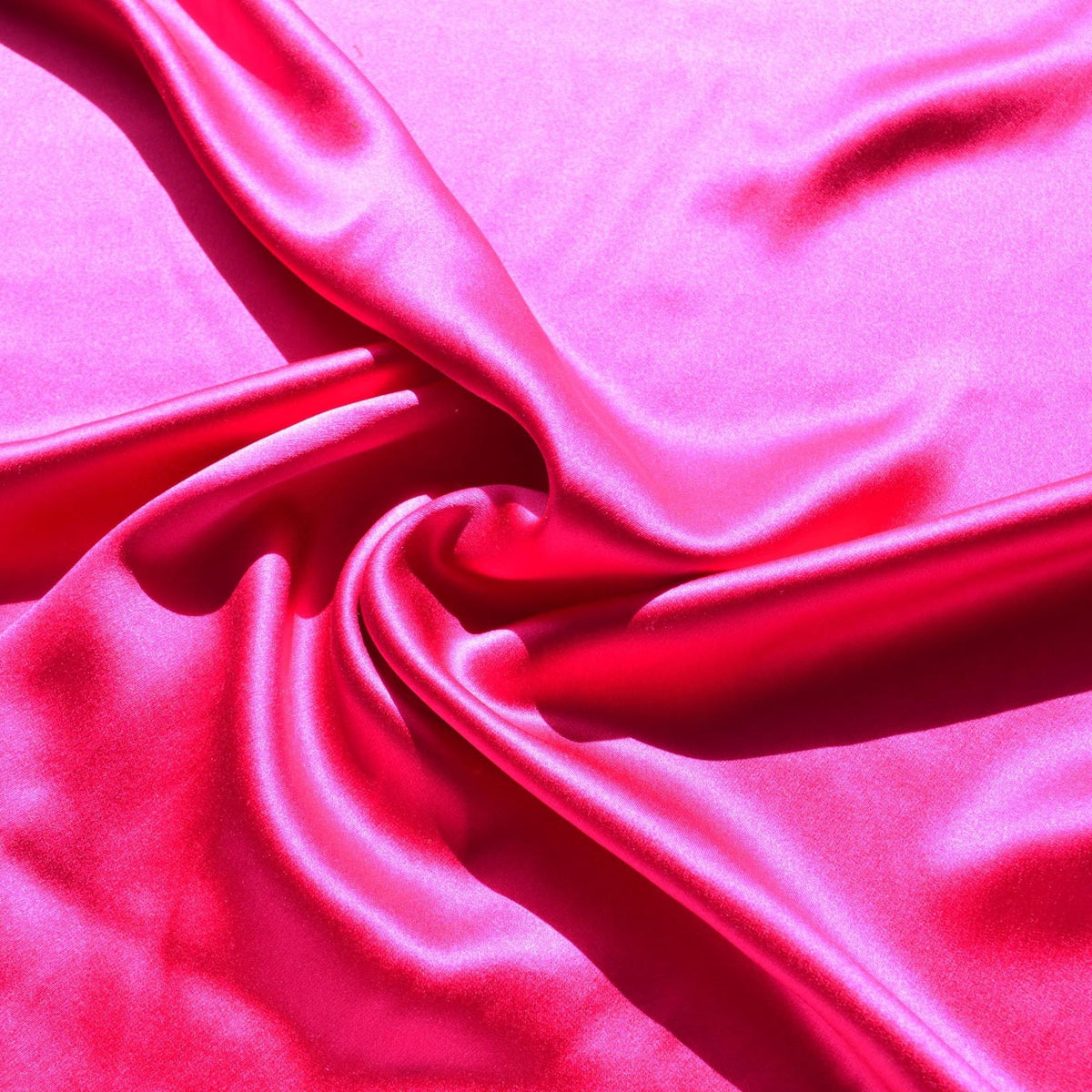 Silk Satin Fabric Magenta 46" Wide Luxury Fabric | By the Yard
