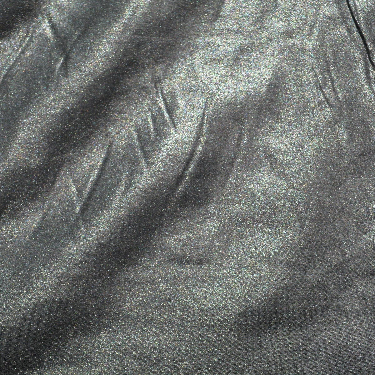 Silk Habotai Fabric Black and silver 55" Wide Luxury Fabric | By the Yard