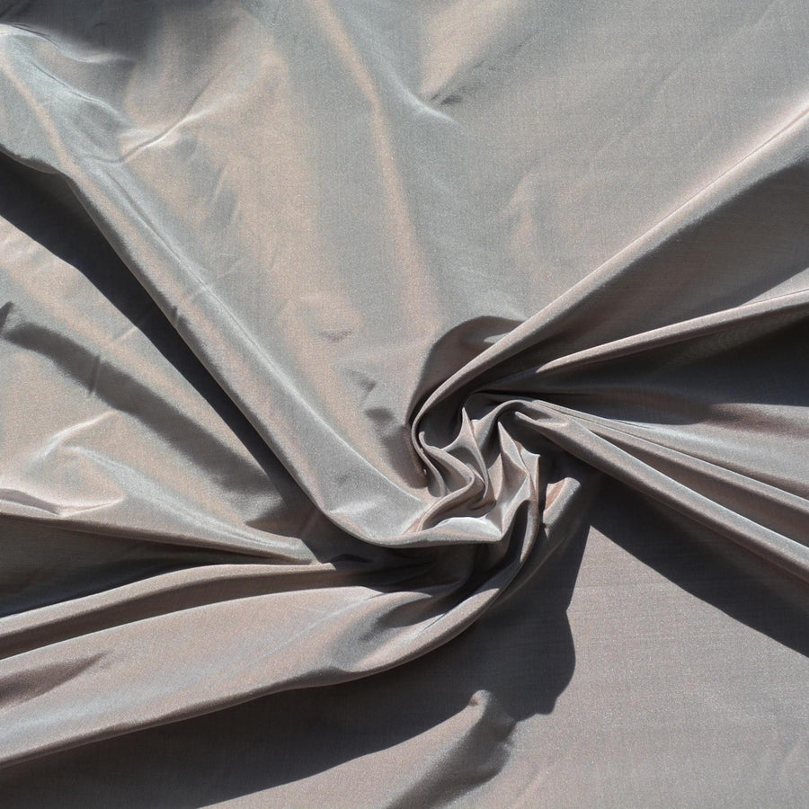 European Silk Two-Tone Taffeta Fabric | 100% Silk, 35" Wide | Iridescent Dupioni-Style for Dresses, Gowns & Décor | By the Yard