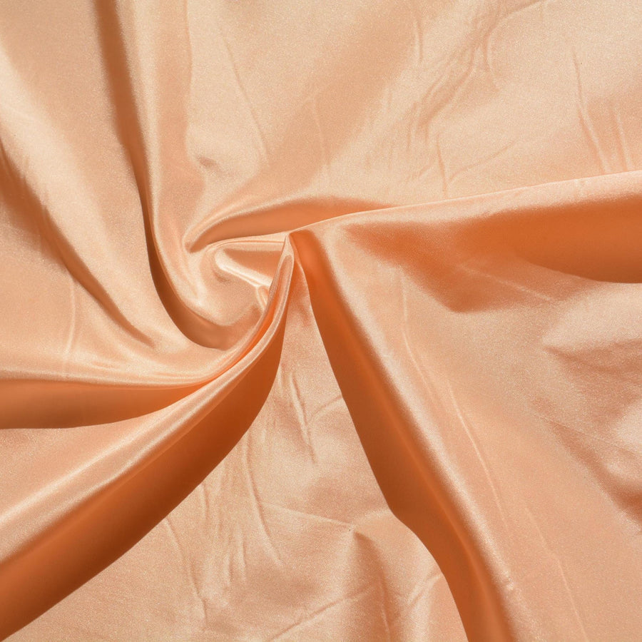 Silk Taffeta Fabric Light peach 48" Wide Luxury Fabric | By the Yard