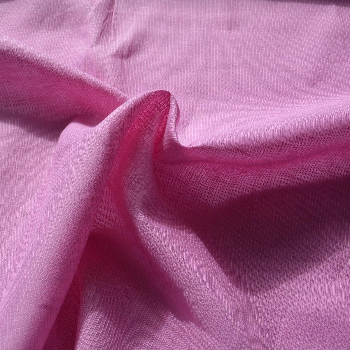 100% Linen Fabric Striped Purple pink striped 35" Wide Dressmaking Tailoring | By the Yard