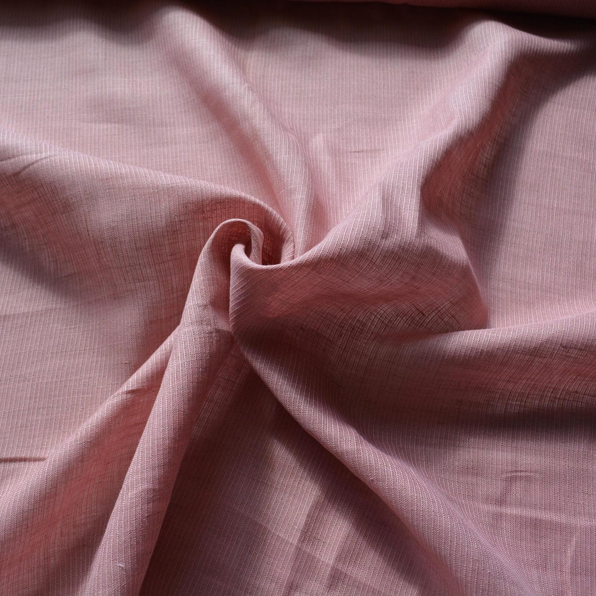 100% Linen Fabric Striped Mauve striped 35" Wide Dressmaking Tailoring | By the Yard