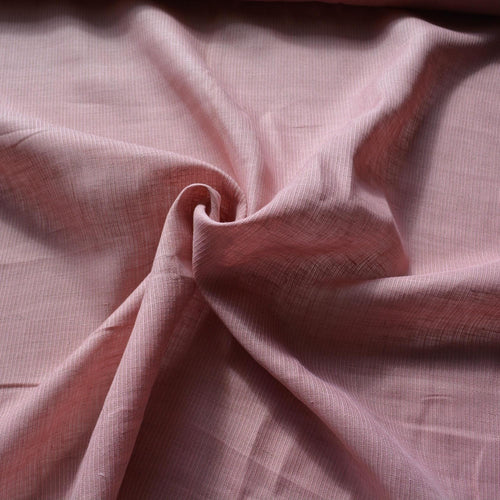 100% Linen Fabric Striped Mauve striped 35" Wide Dressmaking Tailoring | By the Yard