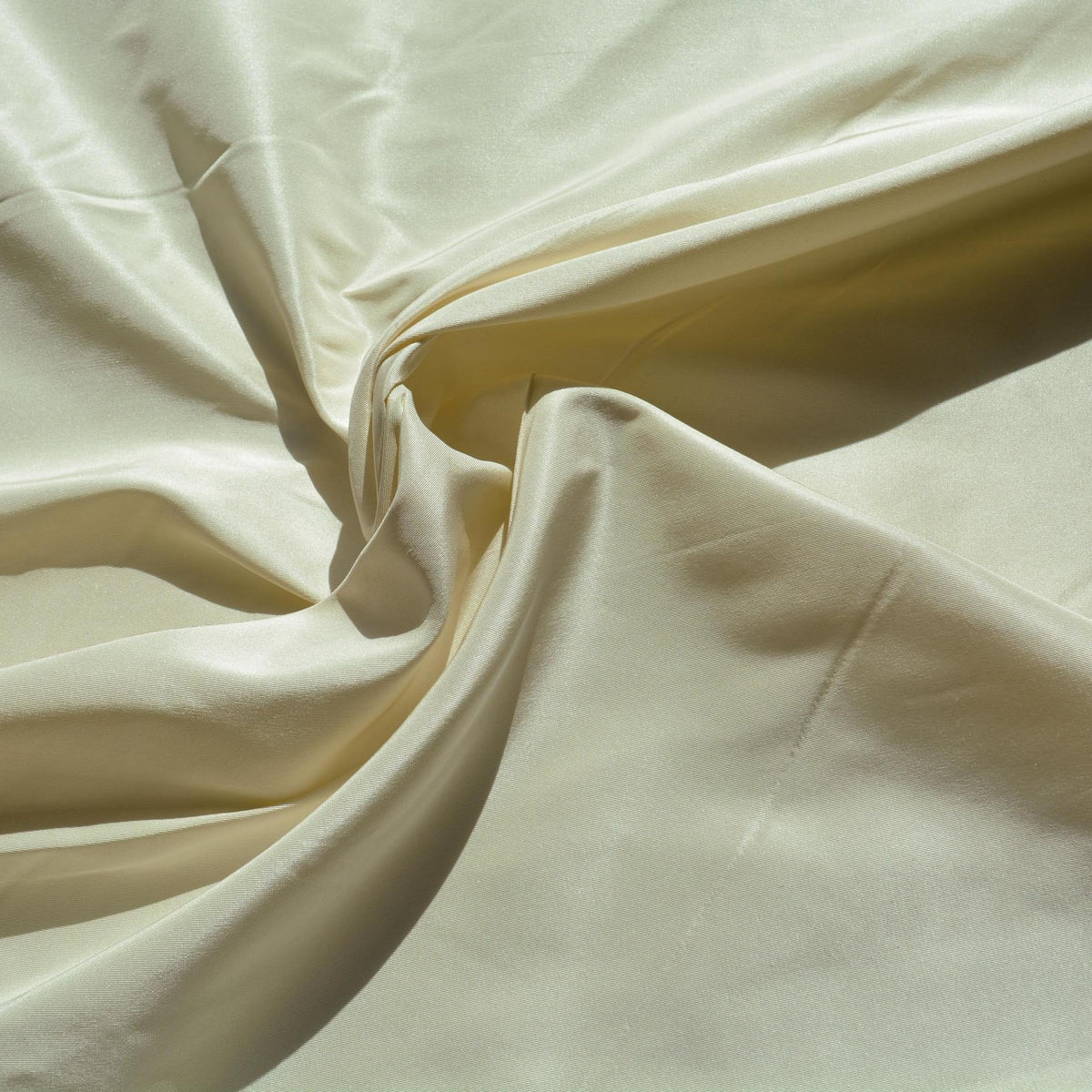 Silk Taffeta Fabric Ivory Midweight Crisp 50.5 Inch Wide | By the Yard