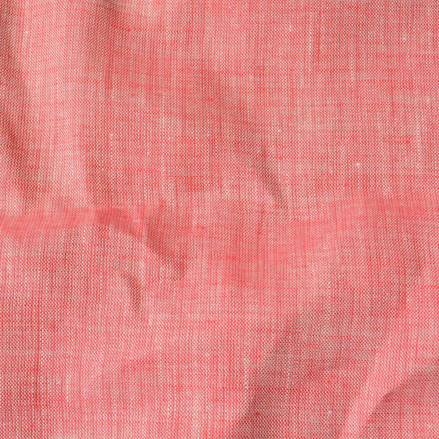 Pink and white | 100% linen | Linen | Designer Deadstock | By the Yard