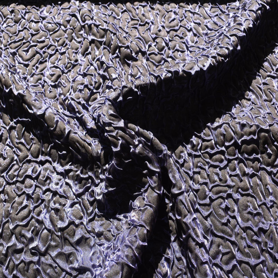 Black and blue Brocade Fabric | Upholstery Fabric & Home Decor Textile | Curtain, Drapery, Pillow | By the Yard