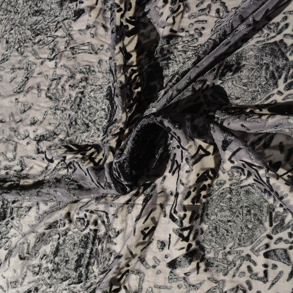 Velvet Burnout Raffaella Curiel Fabric | Designer Deadstock |By the Yard