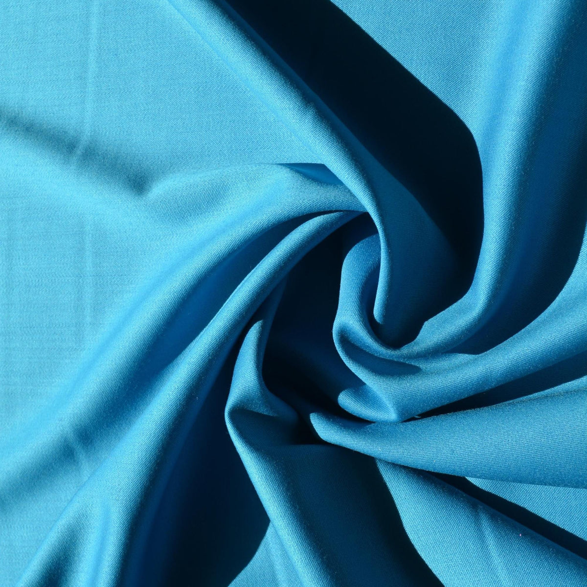 Silk Batiste Stretch Fabric | Blue Matte stretchy knit 42" Wide Luxury Fabric | By the Yard