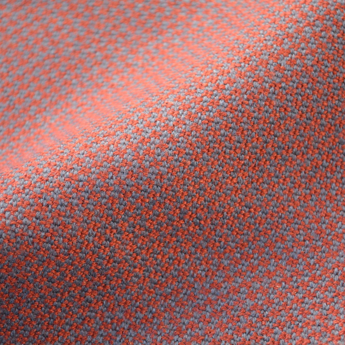 Luxury Wool Blend | Wool Cashmere Coating | Red and gray | Designer Fabric Yardage |By the Yard