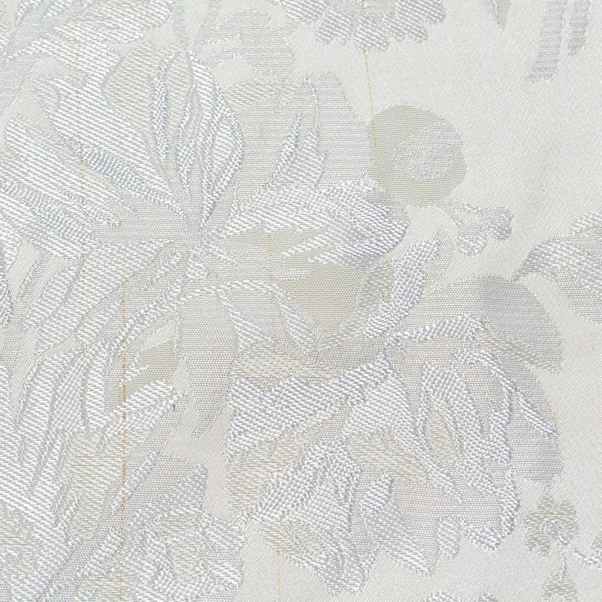 100% Silk Jacquard Fabric | Silk Floral Pattern, Double-Sided, 54” Width | Luxury Bridal & Dressmaking Fabric | By the Y