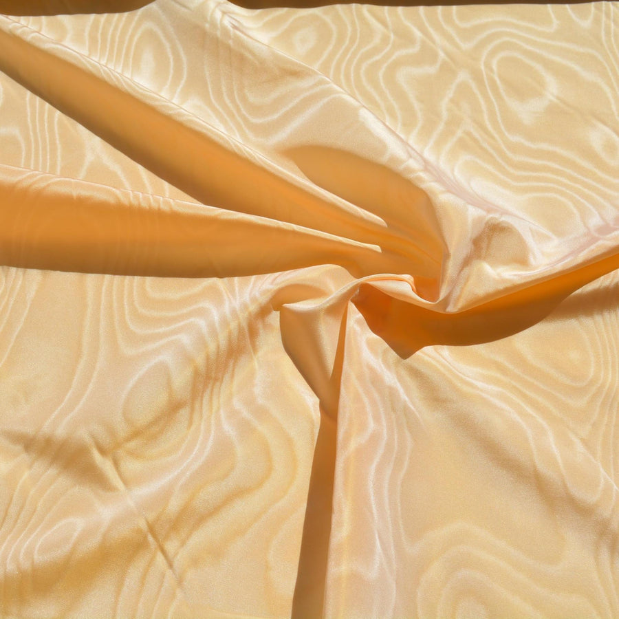 Yellow Acetate Moiré | By the Yard