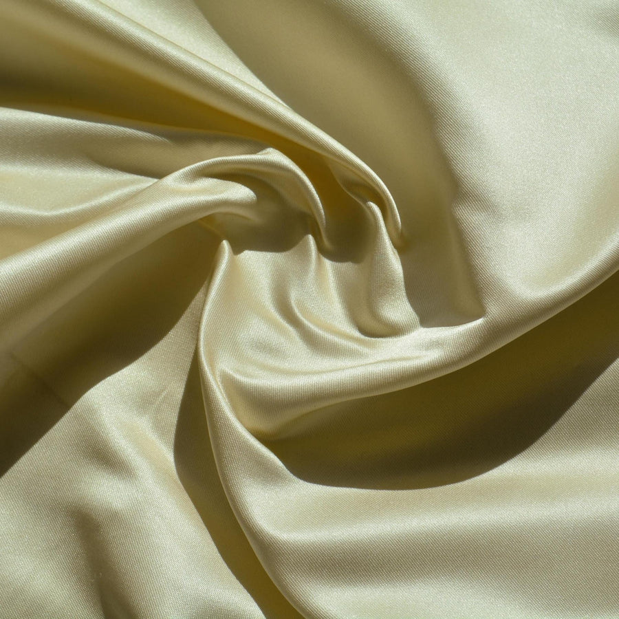 100% Silk Duchess Satin Fabric Cream Heavyweight Bridal 48.5 Inch Usable | By the Yard