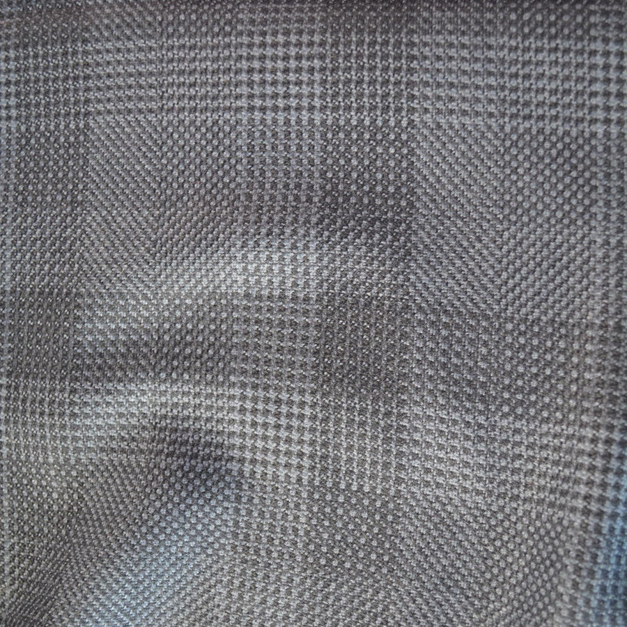 European Pure Wool Dark Navy Melange Wool Tweed Fabric 59" | By the Yard