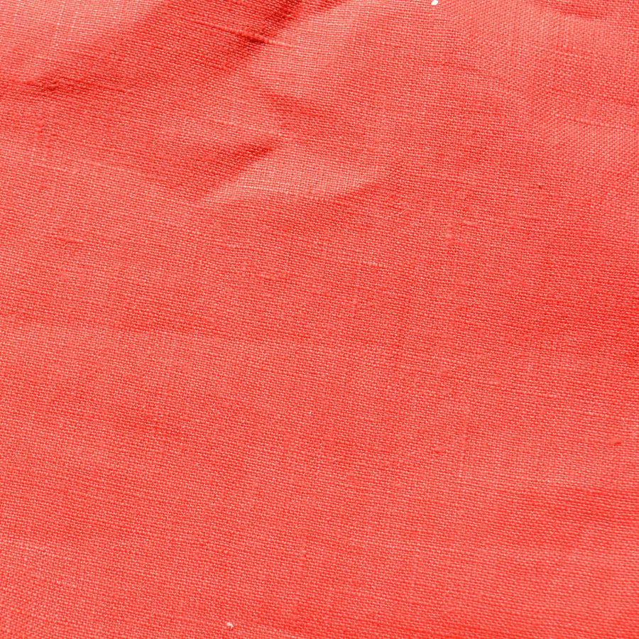 100% Linen Fabric Clay red 59" Wide Dressmaking Tailoring | By the Yard