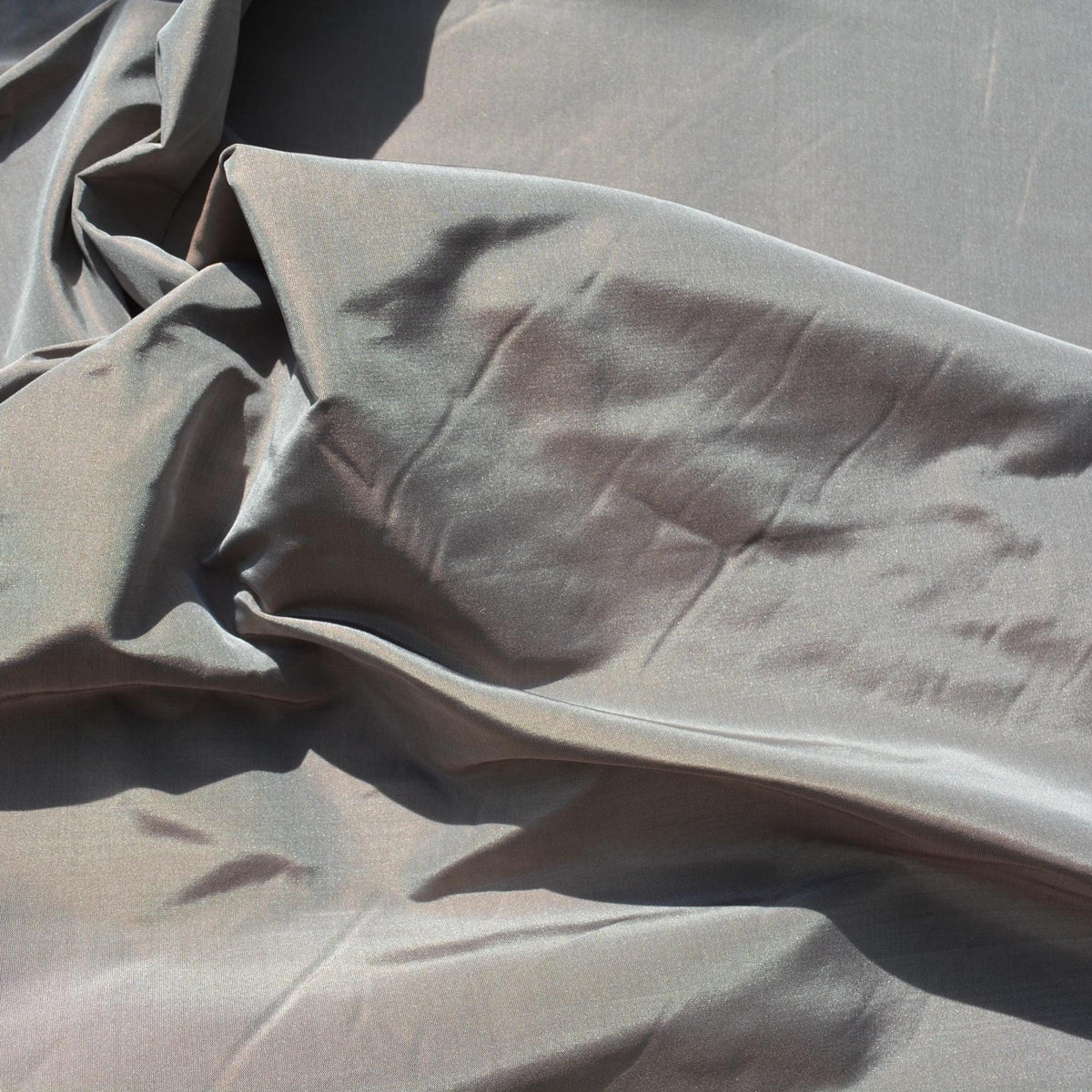 European Silk Two-Tone Taffeta Fabric | 100% Silk, 35" Wide | Iridescent Dupioni-Style for Dresses, Gowns & Décor | By t