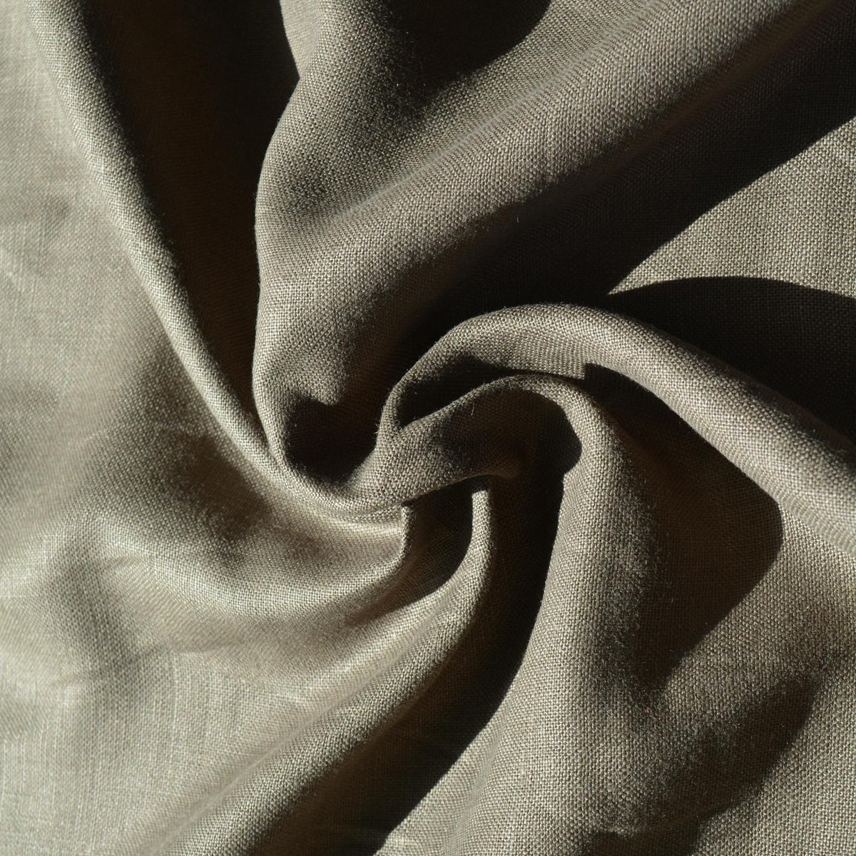 100% Linen Fabric Army green 59" Wide Dressmaking Tailoring | By the Yard