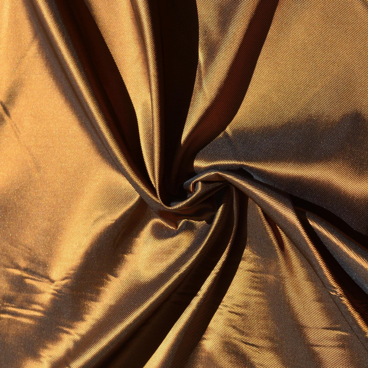 Gold Two-Tone Faille Taffeta Fabric | Designer Deadstock | By the Yard