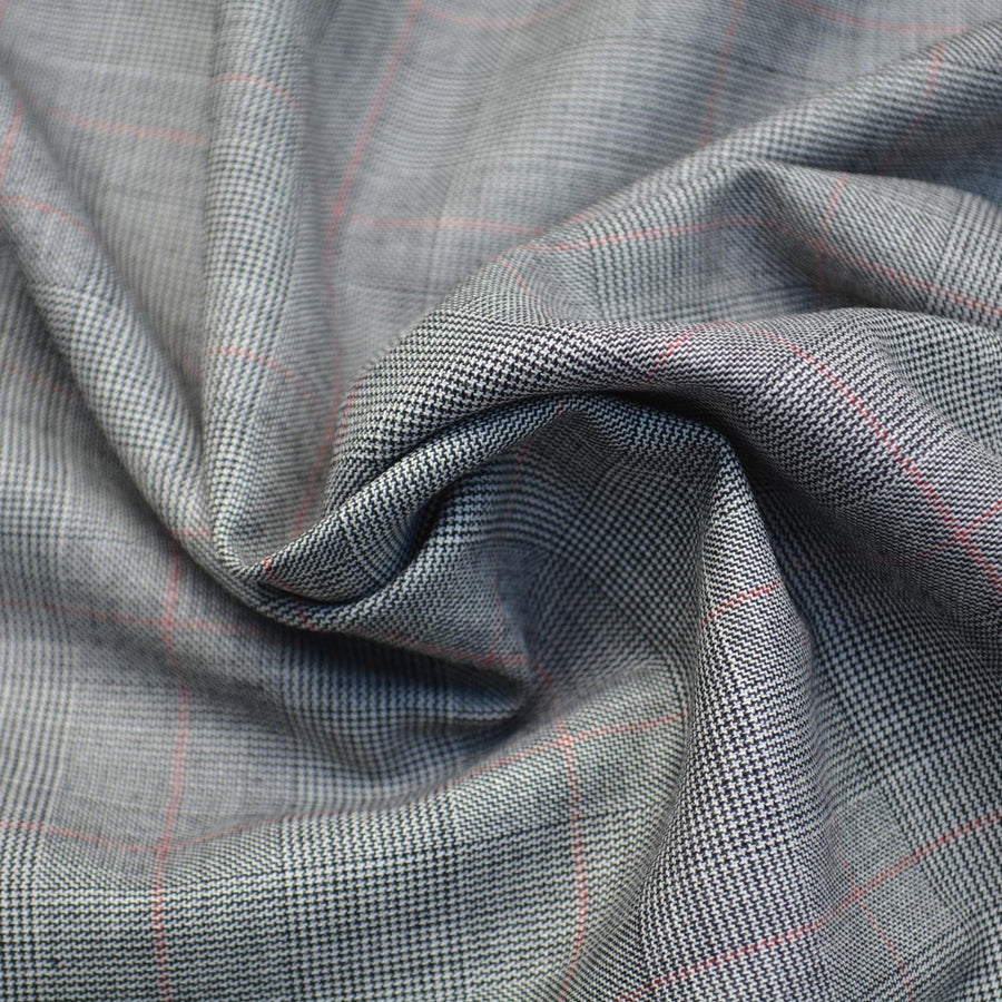 British Super 100s Wool Suiting Fabric | Huddersfield England British wool Super 100s | Designer Deadstock | By the Yard