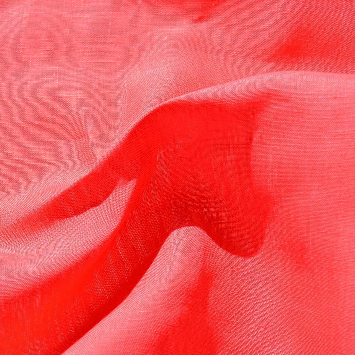 100% Linen Fabric Red 55" Wide Dressmaking Tailoring | By the Yard