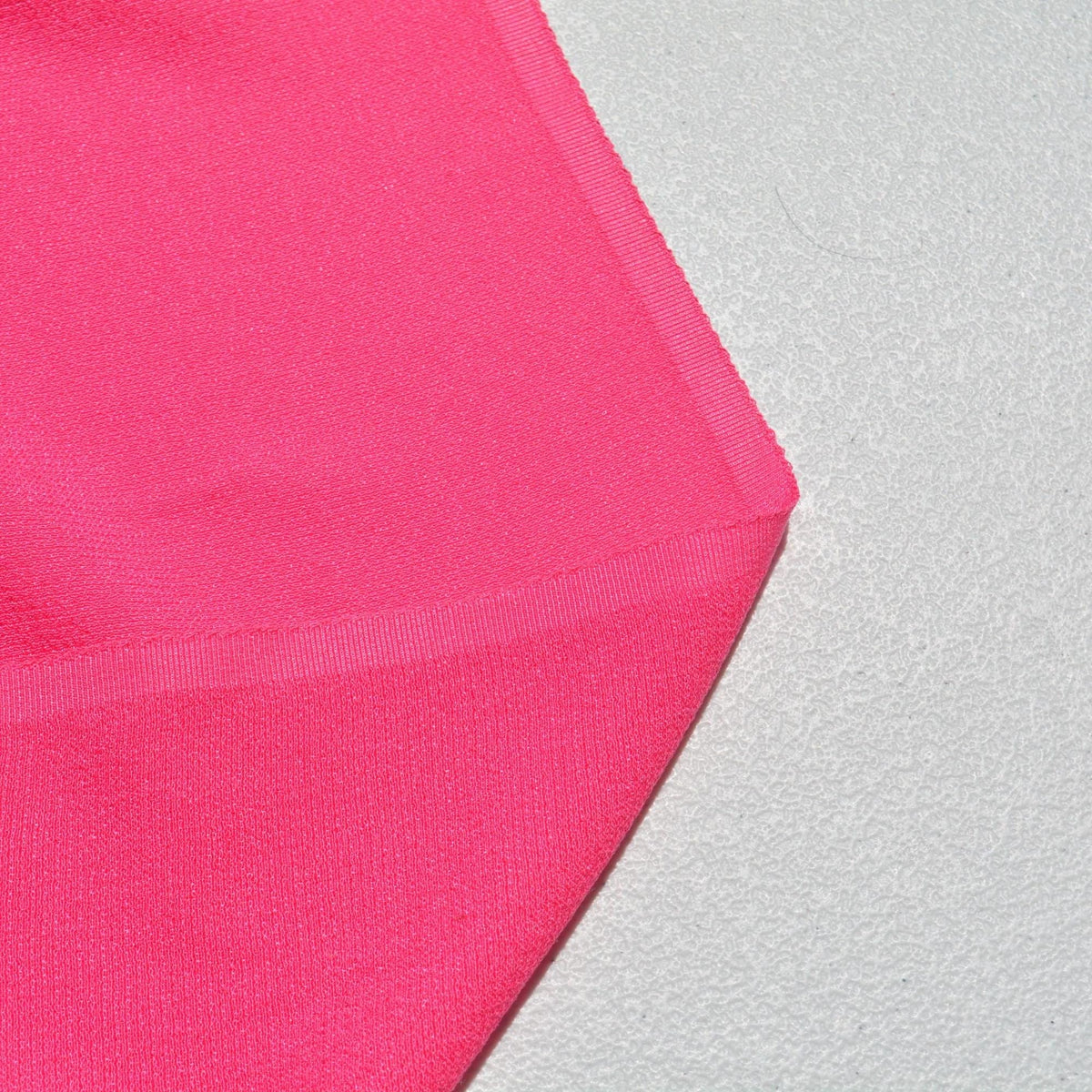 Silk Blend Stretch Jersey Fabric | Pink Lightweight Designer Deadstock | Tops, Dresses, Activewear | By the Yard