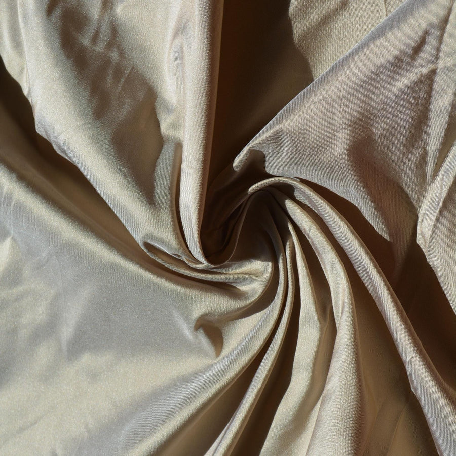 Silk Taffeta Fabric Muted gold and mauve Two-tone 59" Wide Luxury Fabric | By the Yard