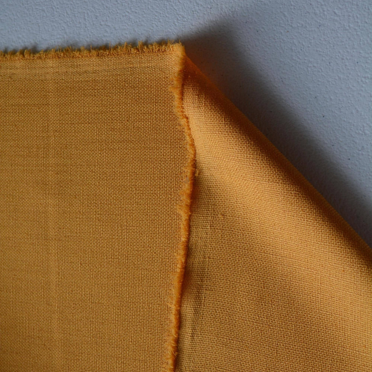 100% Linen Fabric Thick weave Yellow thick weave Heavyweight 60" Wide Dressmaking Tailoring | By the Yard