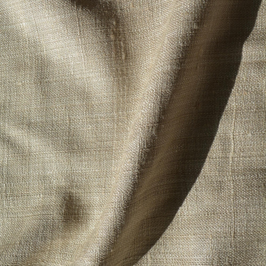Raw Silk Noil Fabric Natural 47" Wide Luxury Fabric | By the Yard