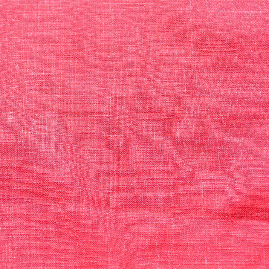Italian Silk Linen Fabric | Pink 61" Wide Dressmaking Tailoring | By the Yard