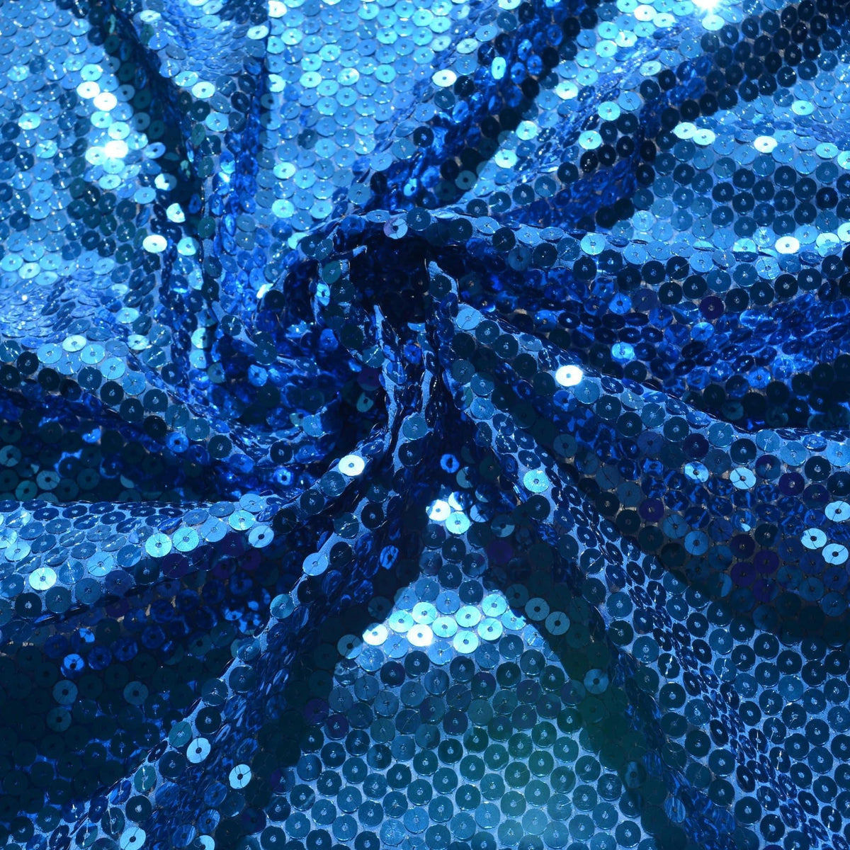 Blue Sequin fabric 36" Wide Luxury Fabric Sewing | By the Yard