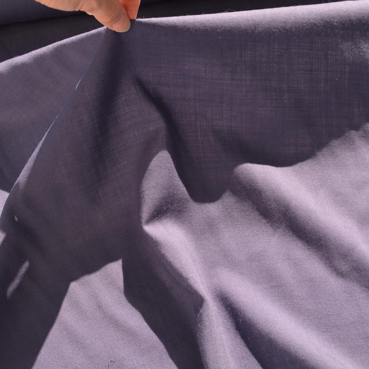 European Pure Wool | Lightweight Wool Woven | Blue | Designer Fabric Yardage |By the Yard
