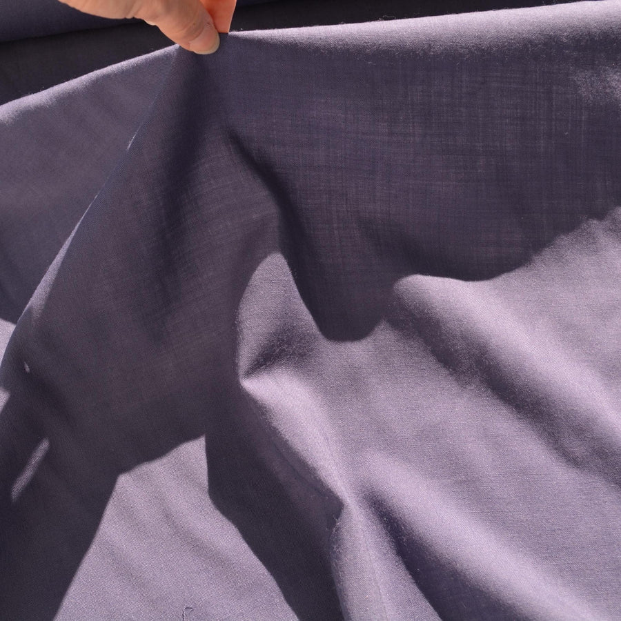 European Pure Wool | Lightweight Wool Woven | Blue | Designer Fabric Yardage |By the Yard