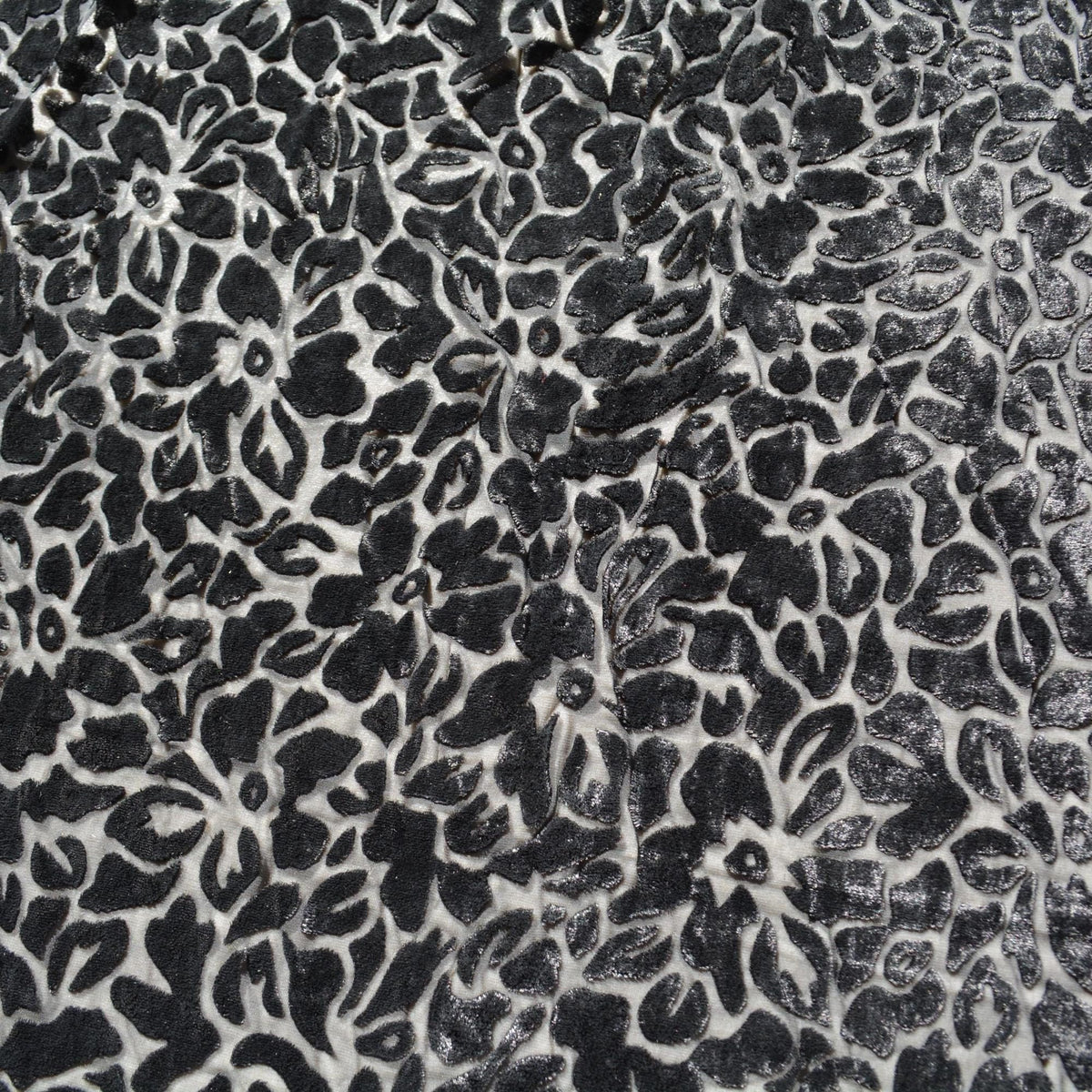 Andre Lang Velvet Burnout Fabric | Designer Deadstock |By the Yard