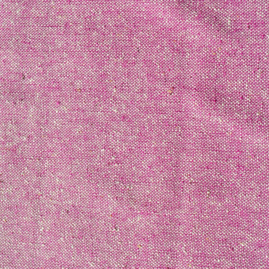 Raw Silk Noil Fabric Purple melange Melange 46" Wide Luxury Fabric | By the Yard