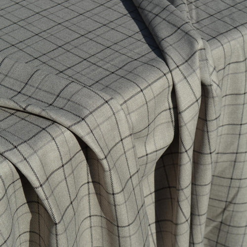 100% WOOL · Suiting