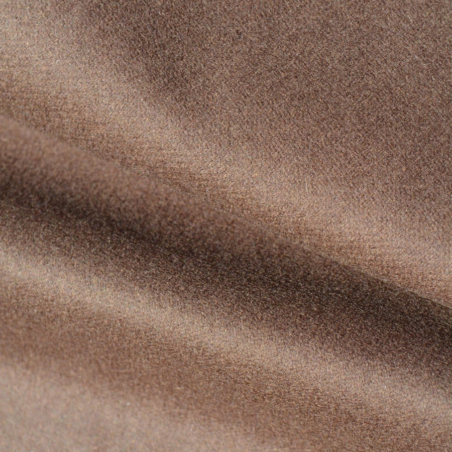 Luxury European Cashmere Coating Fabric | Brown | Made in Europe | Winter Coat Fabric | By the Yard