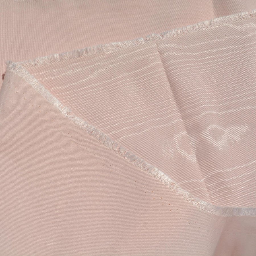 Light Pink Moiré — OEKO-TEX Recycled, 1 Yard