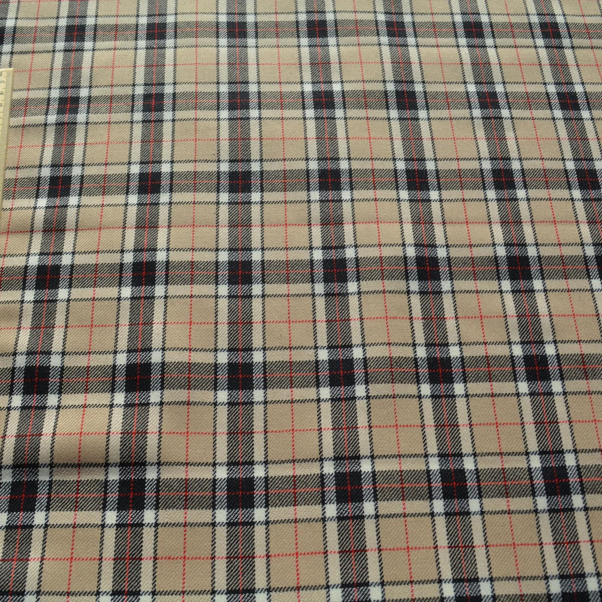 Lightweight Wool Tartan Fabric | 100% Designer Wool, 62" Wide | Luxury Suiting, Jackets, Coats, Apparel Fabric