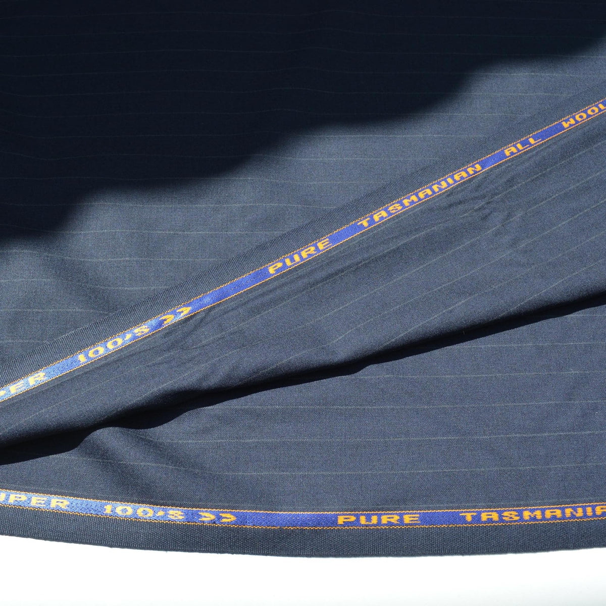British Tasmanian Super 100s Wool Suiting Fabric | Made for Queensway England | Designer Deadstock | By the Yard