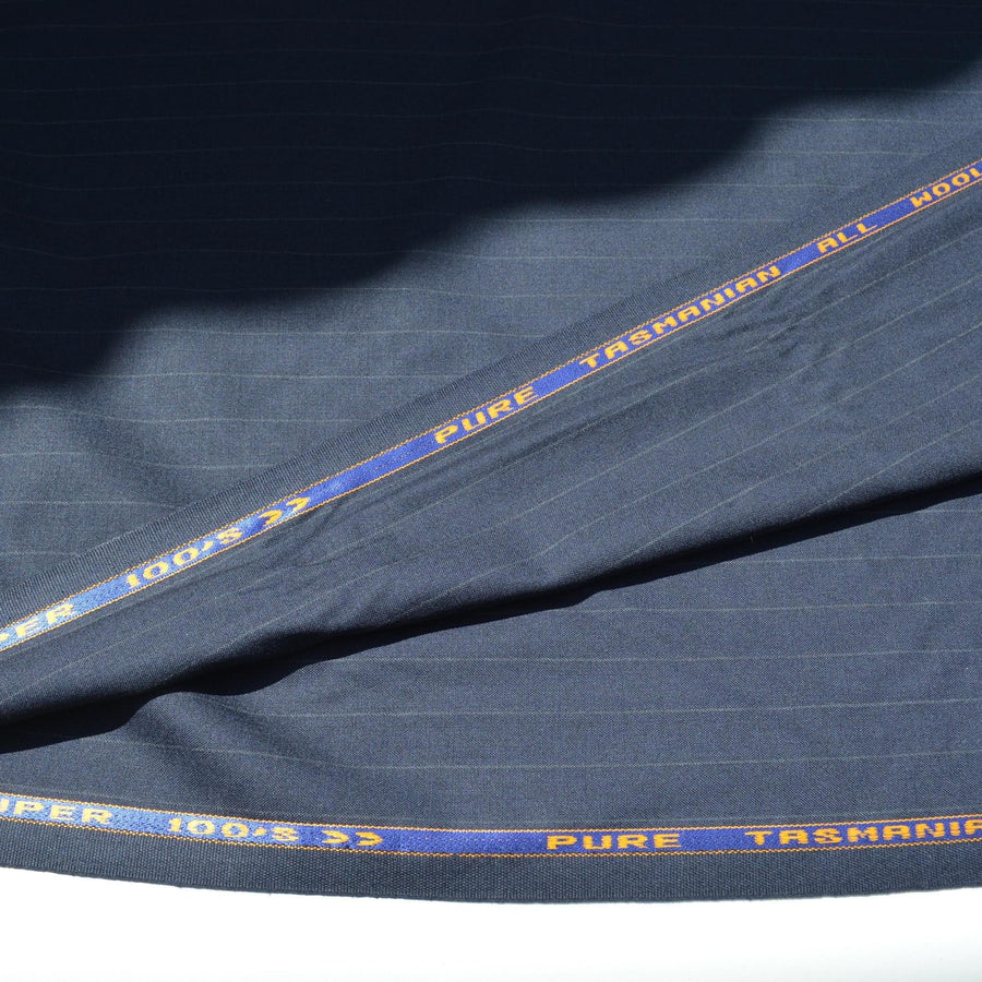 British Tasmanian Super 100s Wool Suiting Fabric | Made for Queensway England | Designer Deadstock | By the Yard