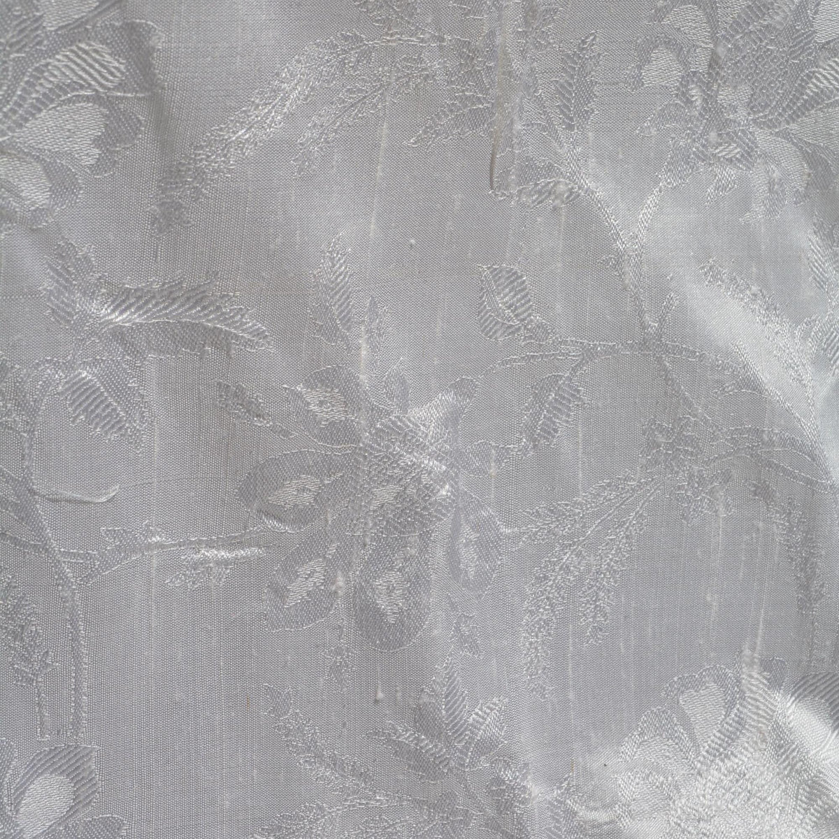 Silk Dupioni Brocade Fabric | 100% Silk Floral | Upholstery Fabric & Home Decor Textile | Curtain, Drapery, Pillow | By 