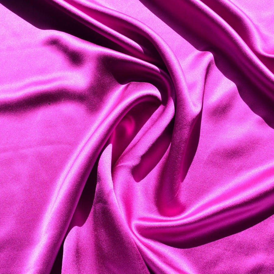 Silk Satin Fabric Purple 45" Wide Luxury Fabric | By the Yard