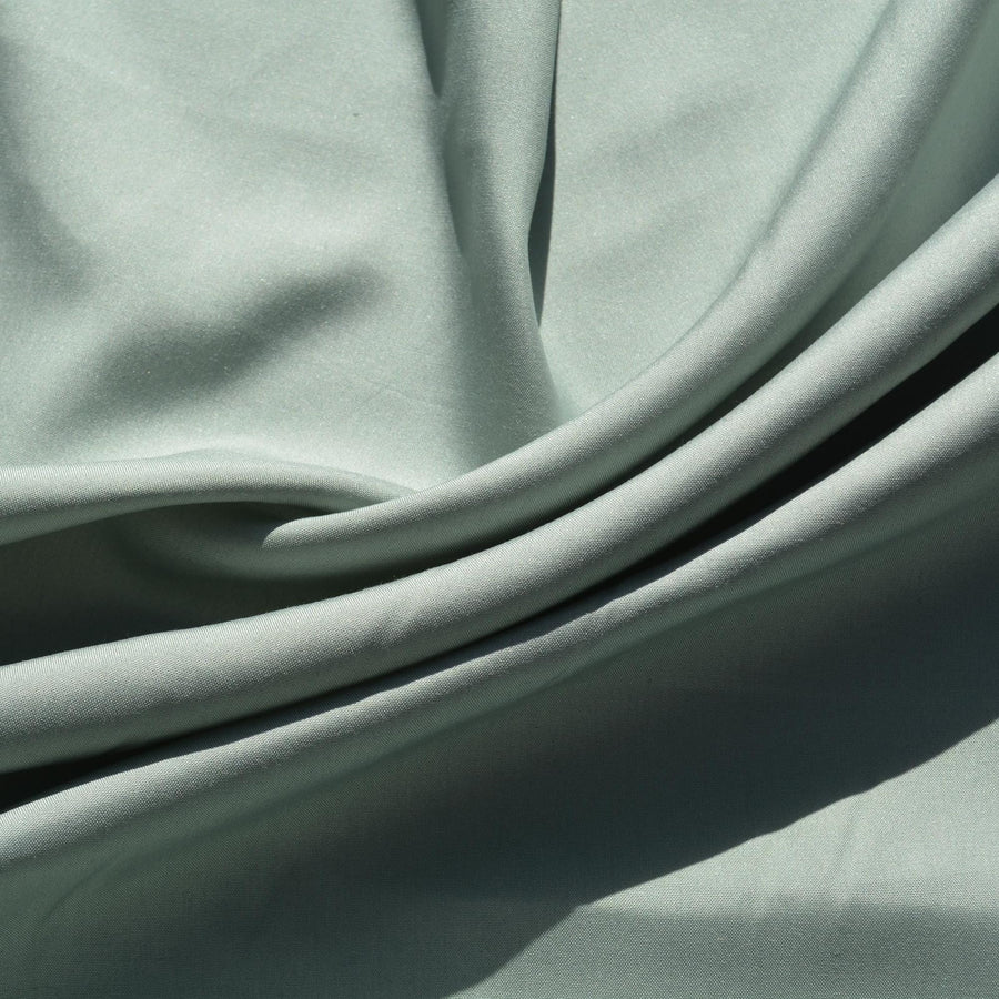Spun Silk Broadcloth Fabric | Light turquoise 100% Silk, Lightweight 45” Width | Matte Sewing Fabric, Dressmaking & Couture | By the Yard