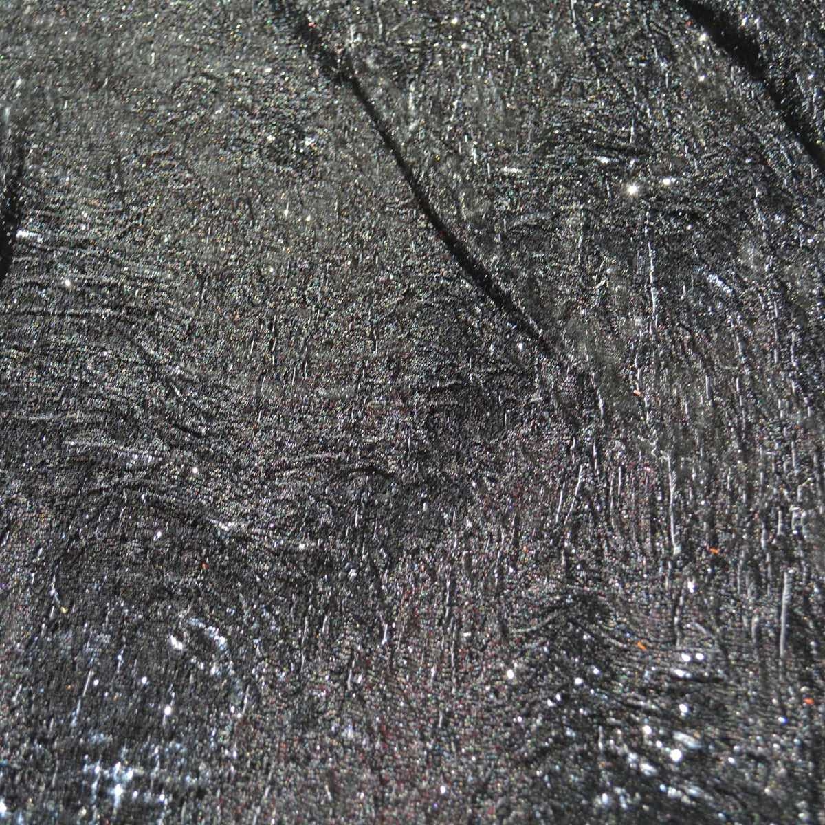 Black sparkle Brocade Fabric | Designer Deadstock Yardage |By the Yard
