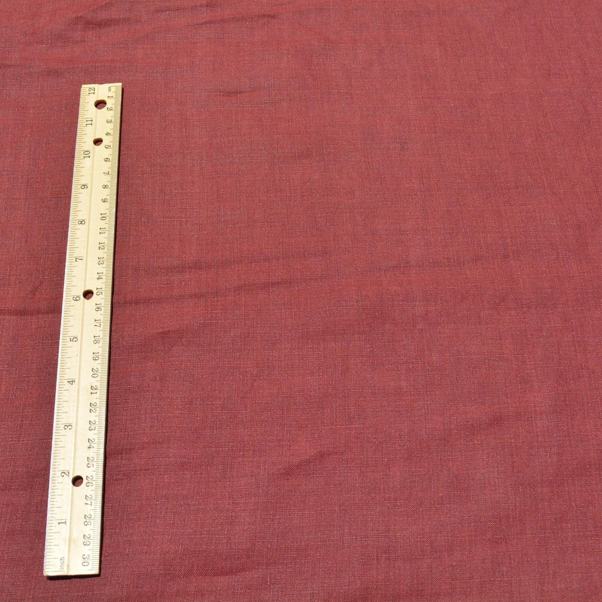 Terracotta Brown Linen Fabric | 100% Midweight Linen Solid Weave 62" Wide | Linen Yardage for Clothing, Summer Dresses, 