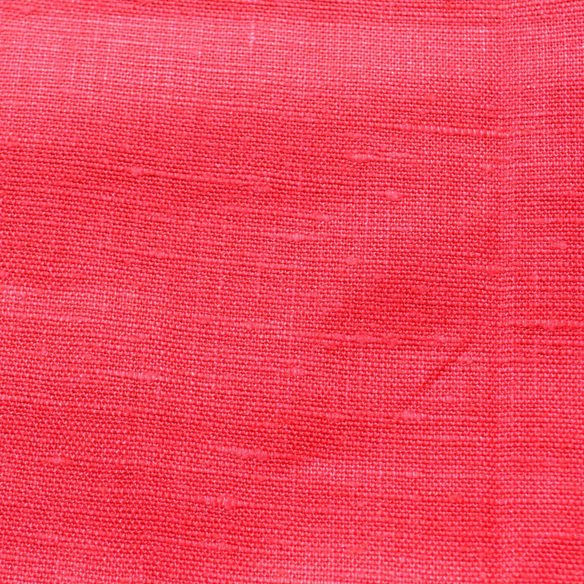 100% Linen Fabric Thick weave Red thick weave Midweight to heavyweight 44" Wide Dressmaking Tailoring | By the Yard