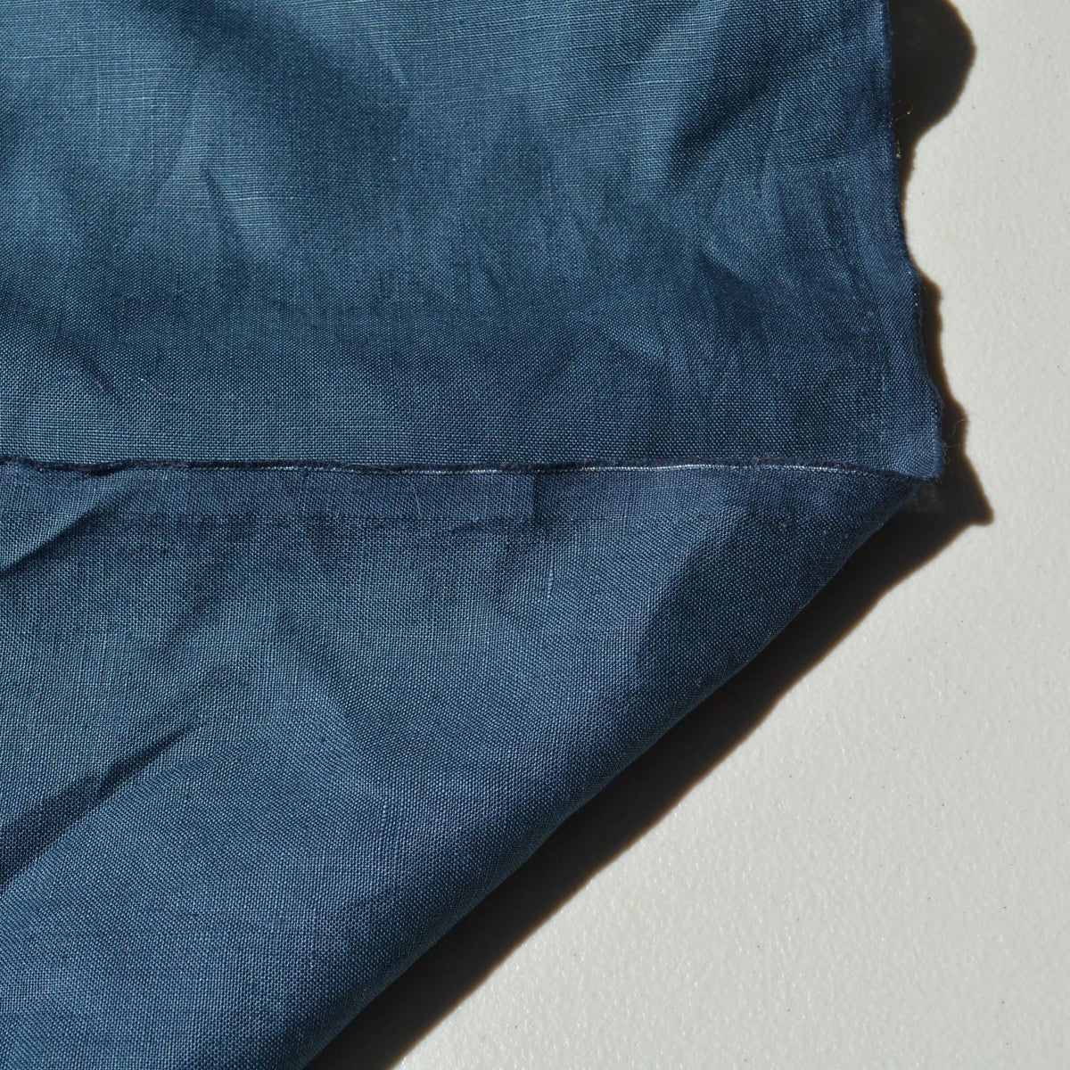 Navy | 100% linen | Linen | Designer Deadstock | By the Yard